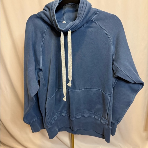 Free people sweatshirt blue size large - Picture 4 of 7